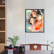 Load image into Gallery viewer, Diamond Painting - Full Round - girl (40*50CM)