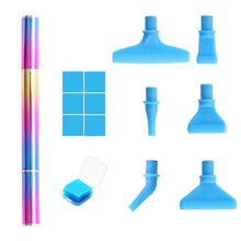 Load image into Gallery viewer, Diamond Painting Art Drill Pens Screw Thread Tips with 6 Glue Clay (Blue)