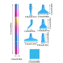 Load image into Gallery viewer, Diamond Painting Art Drill Pens Screw Thread Tips with 6 Glue Clay (Blue)