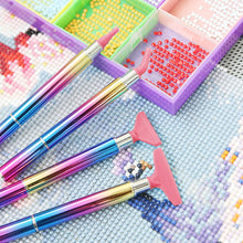 Load image into Gallery viewer, Diamond Painting Art Drill Pens Screw Thread Tips with 6 Glue Clay (Pink)