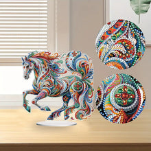 Load image into Gallery viewer, Diamond Painting Desktop Decoration for Office Desktop Decor (Gorgeous Horse)