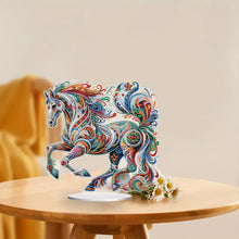 Load image into Gallery viewer, Diamond Painting Desktop Decoration for Office Desktop Decor (Gorgeous Horse)