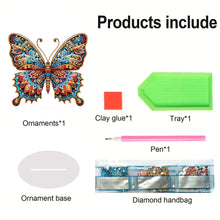 Load image into Gallery viewer, Diamond Painting Desktop Decoration for Office Desktop Decor(Gorgeous Butterfly)