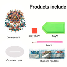 Load image into Gallery viewer, Diamond Painting Desktop Decoration for Office Desktop Decor (Gorgeous Flower)