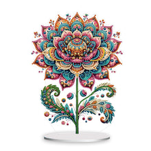 Load image into Gallery viewer, Diamond Painting Desktop Decoration for Office Desktop Decor (Gorgeous Flower)