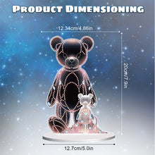 Load image into Gallery viewer, Bear Girl Table Top Diamond Painting Ornament Kits for Home Office Desktop Decor