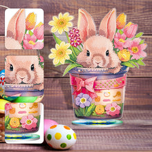 Load image into Gallery viewer, DIY Diamond Painting Desktop Ornaments Kit for Office Decor (Easter Egg Bunny)