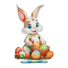 Load image into Gallery viewer, DIY Diamond Painting Desktop Ornaments Kit for Office Decor (Easter Egg Bunny)