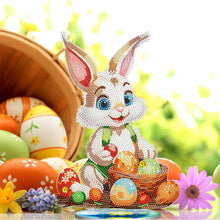 Load image into Gallery viewer, DIY Diamond Painting Desktop Ornaments Kit for Office Decor (Easter Egg Bunny)
