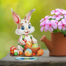Load image into Gallery viewer, DIY Diamond Painting Desktop Ornaments Kit for Office Decor (Easter Egg Bunny)