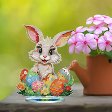 Load image into Gallery viewer, DIY Diamond Painting Desktop Ornaments Kit for Office Decor (Easter Egg Bunny)
