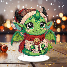 Load image into Gallery viewer, Baby Dinosaur Round Diamond Painting Desktop Decoration for Office Desktop Decor