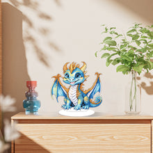 Load image into Gallery viewer, Baby Dinosaur Round Diamond Painting Desktop Decoration for Office Desktop Decor