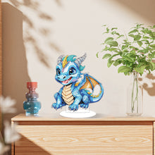 Load image into Gallery viewer, Baby Dinosaur Round Diamond Painting Desktop Decoration for Office Desktop Decor