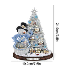 Load image into Gallery viewer, 2 PCS Christmas Snowman Special Shape Diamond Painting Sticker for Boy Girl Gift