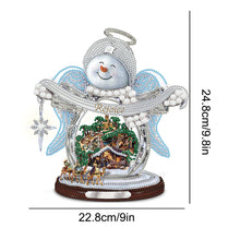 Load image into Gallery viewer, 2 PCS Christmas Snowman Special Shape Diamond Painting Sticker for Boy Girl Gift