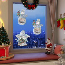 Load image into Gallery viewer, 2 PCS Christmas Snowman Special Shape Diamond Painting Sticker for Boy Girl Gift