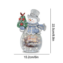 Load image into Gallery viewer, 2 PCS Christmas Snowman Special Shape Diamond Painting Sticker for Boy Girl Gift