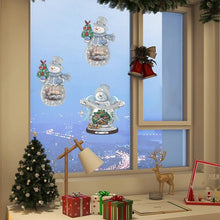 Load image into Gallery viewer, 2 PCS Christmas Snowman Special Shape Diamond Painting Sticker for Boy Girl Gift
