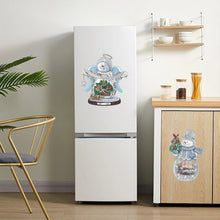 Load image into Gallery viewer, 2 PCS Christmas Snowman Special Shape Diamond Painting Sticker for Boy Girl Gift