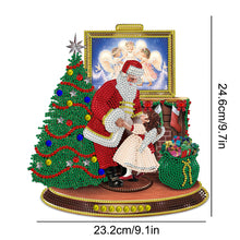 Load image into Gallery viewer, 2 PCS Santa Snowman Special Shape Diamond Painting Sticker for Boy Girl Gift