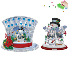 Load image into Gallery viewer, 2 PCS Christmas Snowman Special Shape Diamond Painting Sticker for Boy Girl Gift