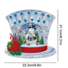 Load image into Gallery viewer, 2 PCS Christmas Snowman Special Shape Diamond Painting Sticker for Boy Girl Gift