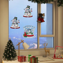 Load image into Gallery viewer, 2 PCS Christmas Snowman Special Shape Diamond Painting Sticker for Boy Girl Gift