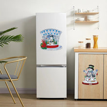 Load image into Gallery viewer, 2 PCS Christmas Snowman Special Shape Diamond Painting Sticker for Boy Girl Gift