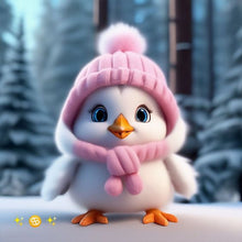 Load image into Gallery viewer, Diamond Painting - Full Round - snow chick (30*30CM)