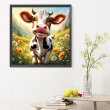 Load image into Gallery viewer, Diamond Painting - Full Round - dairy cow (30*30CM)