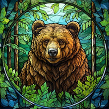 Load image into Gallery viewer, Diamond Painting - Full Round - brown bear (30*30CM)
