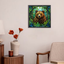 Load image into Gallery viewer, Diamond Painting - Full Round - brown bear (30*30CM)