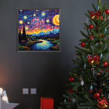 Load image into Gallery viewer, Diamond Painting - Full Round - starry night (40*40CM)