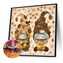 Load image into Gallery viewer, Diamond Painting - Full Round - coffee bean gnome (40*40CM)