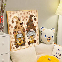 Load image into Gallery viewer, Diamond Painting - Full Round - coffee bean gnome (40*40CM)