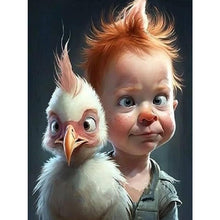 Load image into Gallery viewer, Diamond Painting - Full Square - funny kid (30*40CM)
