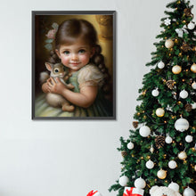 Load image into Gallery viewer, Diamond Painting - Full Square - Cute pet and little girl (30*40CM)