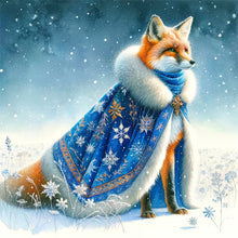 Load image into Gallery viewer, Diamond Painting - Full Round - aurora fox (30*30CM)