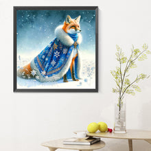 Load image into Gallery viewer, Diamond Painting - Full Round - aurora fox (30*30CM)