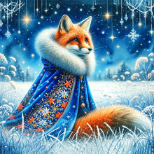 Load image into Gallery viewer, Diamond Painting - Full Round - aurora fox (30*30CM)