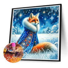 Load image into Gallery viewer, Diamond Painting - Full Round - aurora fox (30*30CM)