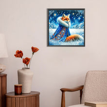 Load image into Gallery viewer, Diamond Painting - Full Round - aurora fox (30*30CM)