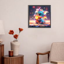 Load image into Gallery viewer, Diamond Painting - Full Round - Love blue dragon (30*30CM)