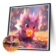 Load image into Gallery viewer, Diamond Painting - Full Round - Love Purple Dragon (30*30CM)