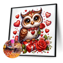 Load image into Gallery viewer, Diamond Painting - Full Round - Valentine love owl (30*30CM)