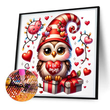 Load image into Gallery viewer, Diamond Painting - Full Round - Valentine love owl (30*30CM)