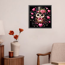 Load image into Gallery viewer, Diamond Painting - Full Round - Valentine love owl (30*30CM)