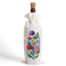 Load image into Gallery viewer, Bird Diamond Painting Burlap Wine Gift Bags for Christmas Wedding Birthday Party