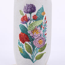 Load image into Gallery viewer, Bird Diamond Painting Burlap Wine Gift Bags for Christmas Wedding Birthday Party